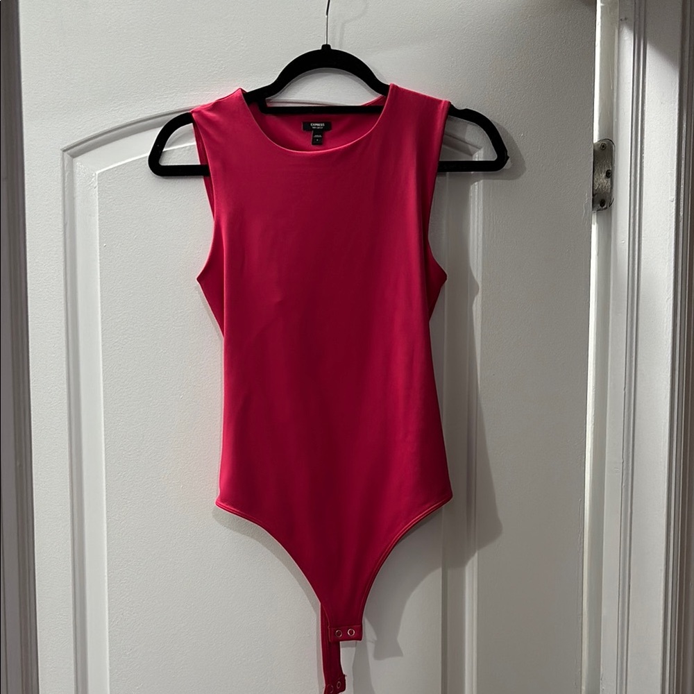 Pink Sleeveless Bodysuit